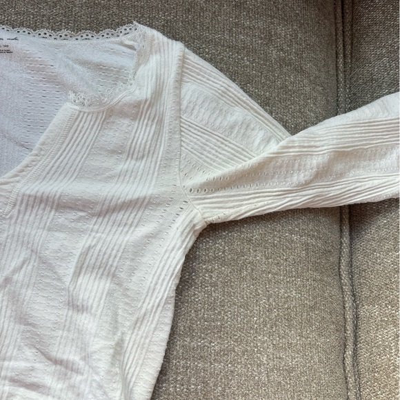 Urban outfitters out from under long sleeve top white - Picture 3 of 6
